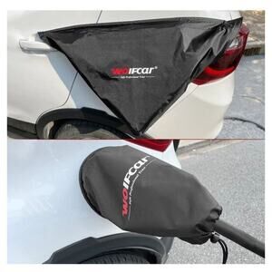 WOLFCAR EV Charger Cover, Waterproof EV Charging Port Cover Outdoor, Double-Side
